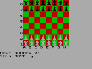 16K Superchess screenshot 3 for ZX Spectrum